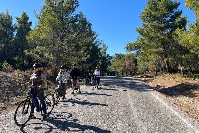 Cycling Through Vineyards & Farm Lunch & Ephesus visit - Anadolu Rug farm lunch: grilled plates, coffee, baklava, and craft