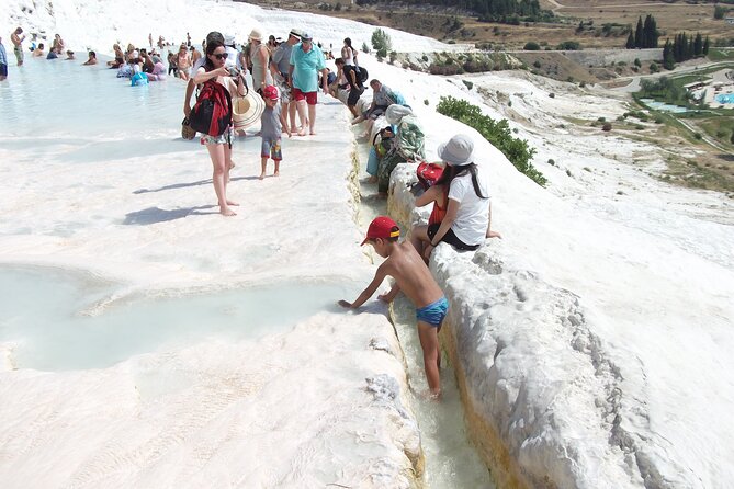 Daily Pamukkale and Hierapolis Tour from Kusadasi and Selcuk - Cleopatra Pools: the one-stop favorite, with an extra fee if you swim