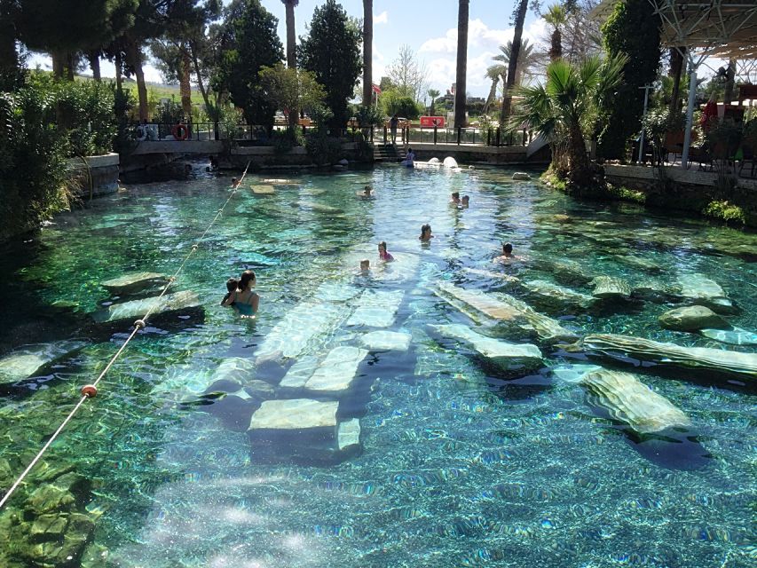 From Kusadasi and Selcuk: Pamukkale and Hiearapolis Tour - Hierapolis on foot: Necropolis, gates, and the Roman Bath run-through