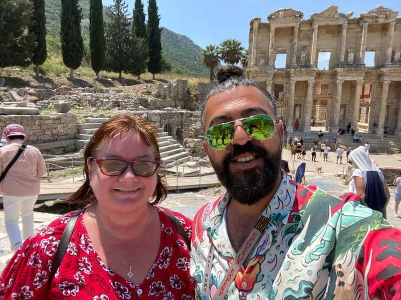From Kusadasi: Ephesus Highlights Tour for Cruise Customers - Roman-Style Stops: Hadrian, Trajan Fountain, Domitian, and Temple Details