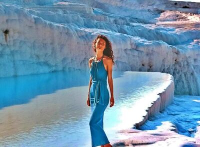 From Kusadasi: Pamukkale & Hierapolis Tour with Entry Ticket - Hierapolis: necropolis sarcophagi and Cleopatra’s Pool