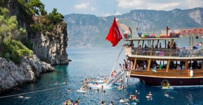 Kusadasi: Full-Day Boat Cruise w/ Lunch & Hotel Pickup - The first swimming stop: 2 hours of real sea time
