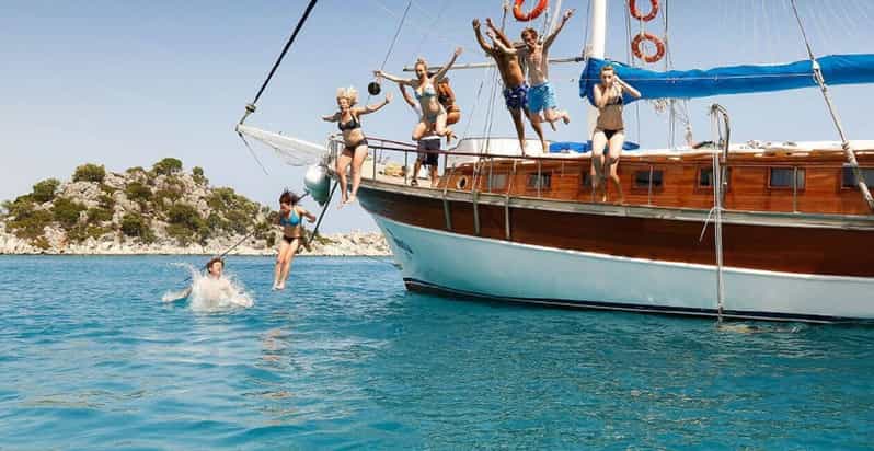 Kusadasi: Full–Day Boat Trip with Lunch - Wooden Gulet Day on the Gulf of Kusadasi (and Samos on the horizon)