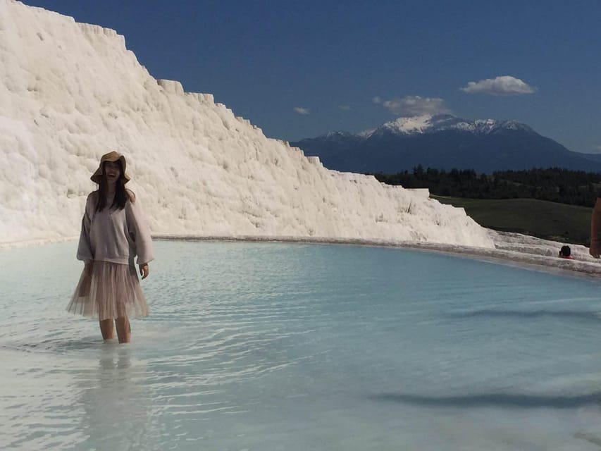 Kusadasi: Guided Pamukkale Tour - Pamukkale’s travertine terraces: what you’ll notice first