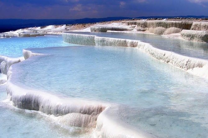 Pamukkale Small Group Tour From Kusadasi or Selcuk - Stop 1: Pamukkale Theater Area and Hierapolis Roman-Era Highlights